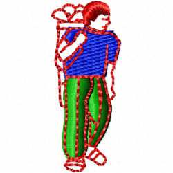 Golf Embroidery Design 11 Golf Embroidery Design 11